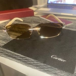 Brown Genuine Horn Cartier shades